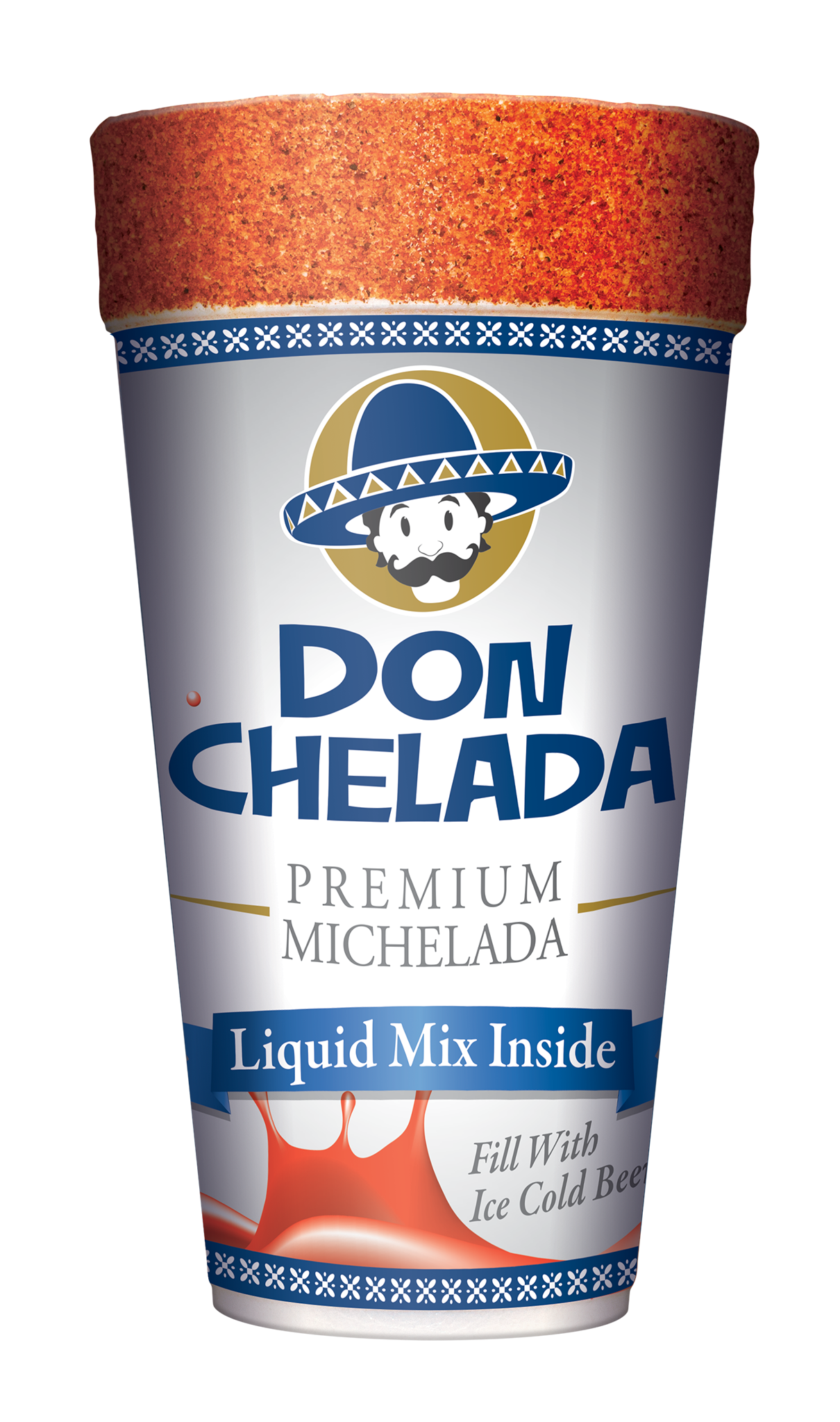 Don Chelada , Michelada Cup Spicy 24-oz , Count 12 - Beer Salt / Grab Varieties & Flavors